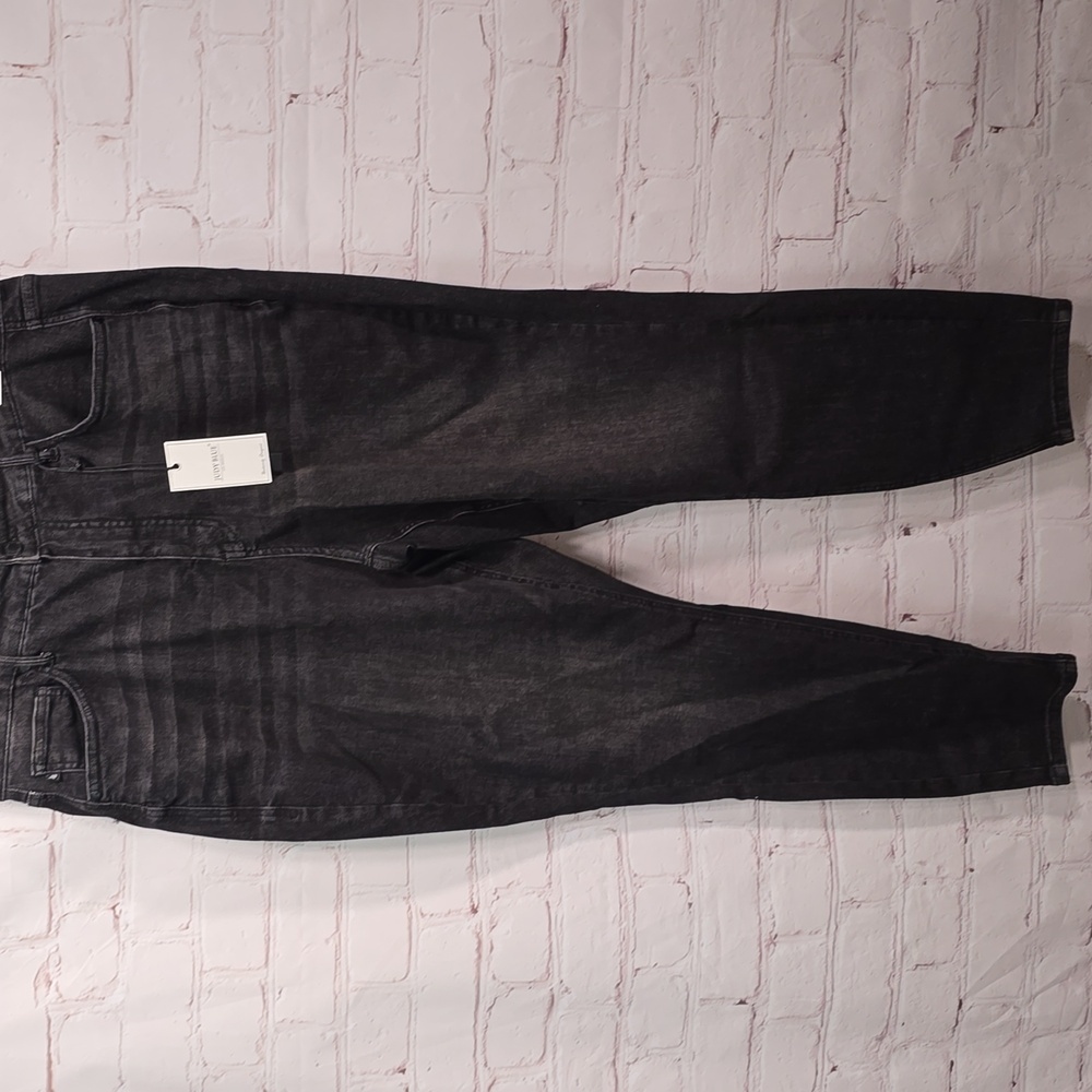 Judy Blue Faded Black Denim Tummy Control High Waist Skinny Fit Jean Size 18W
